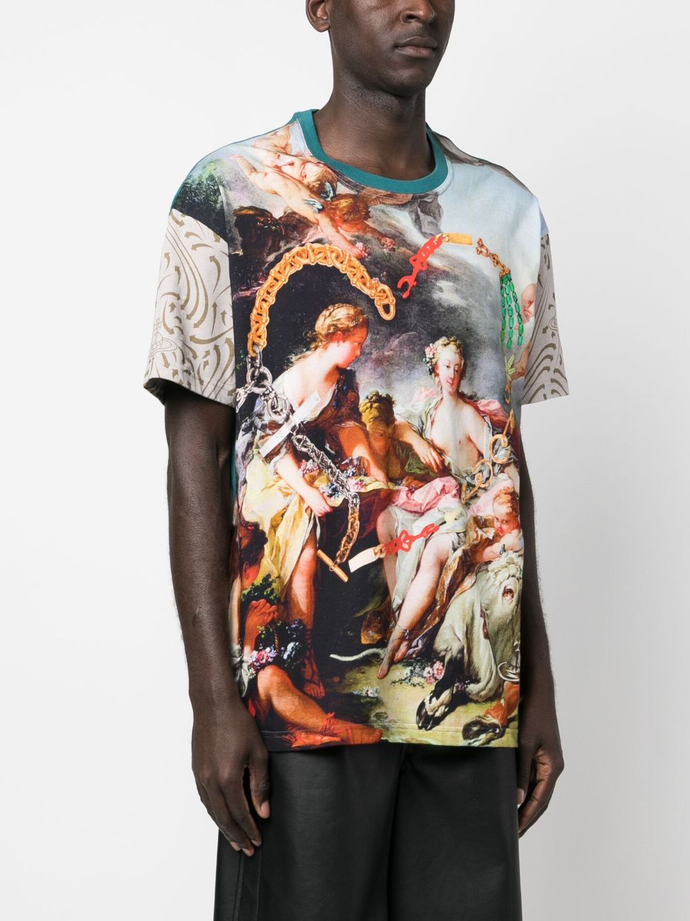 Boucher-print cotton T-shirt