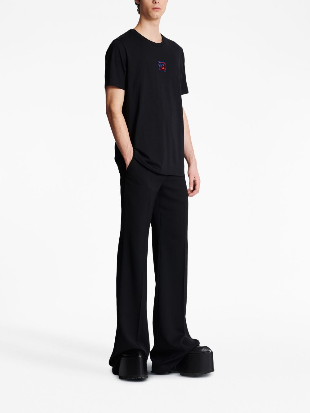 embroidered-logo short-sleeve T-shirt