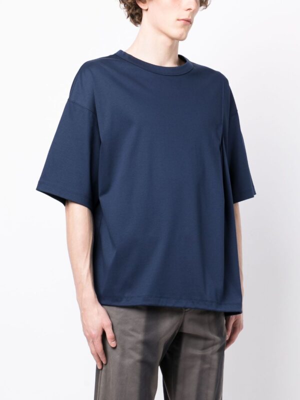 asymmetric cotton T-shirt