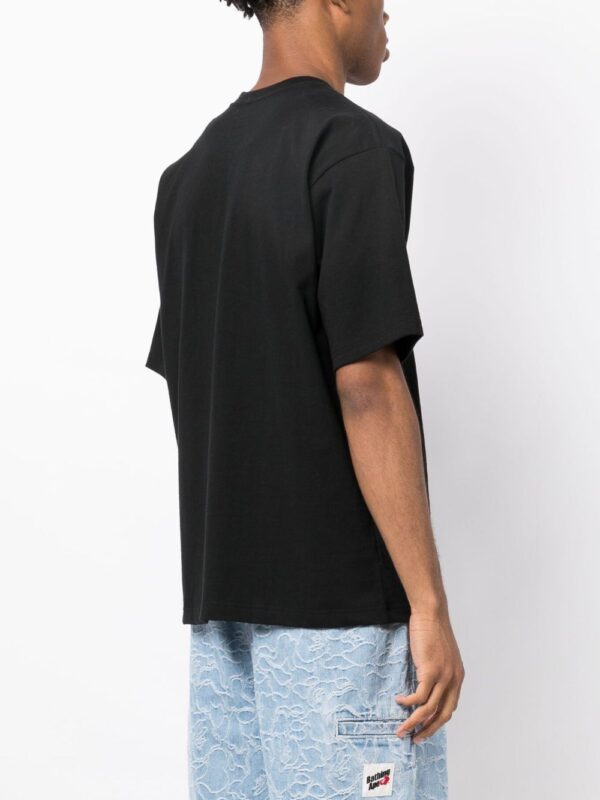 ⁦Cologo-embroidered cotton T-shirtpy⁩ - الصورة ⁦2⁩
