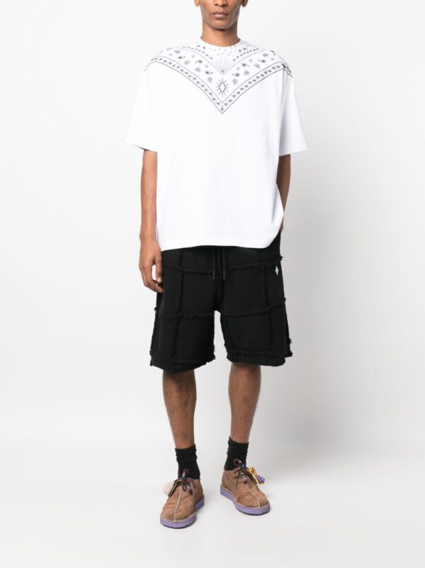 ⁦bandana-print cotton T-shirt⁩ - الصورة ⁦4⁩