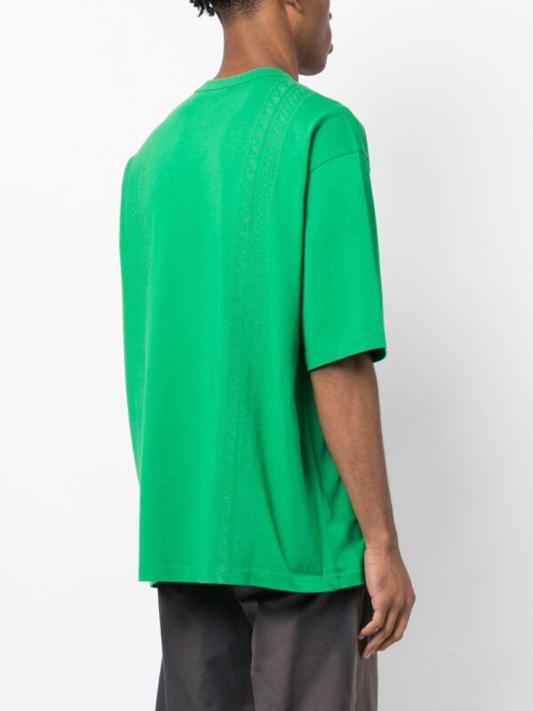 ⁦embroidered-design cotton T-shirt⁩ - الصورة ⁦2⁩