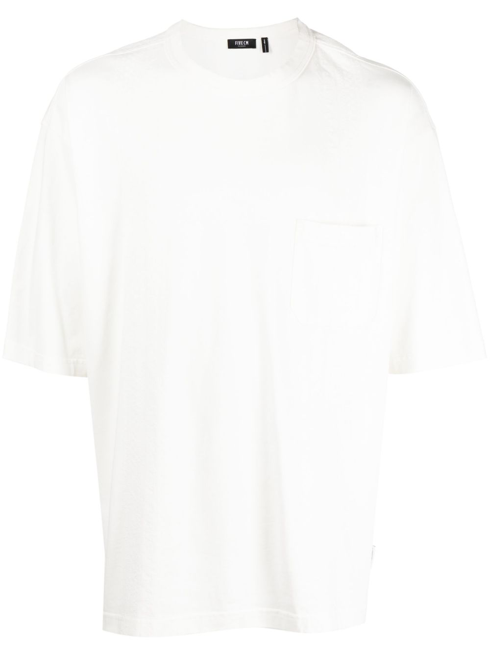 embroidered-design cotton T-shirt