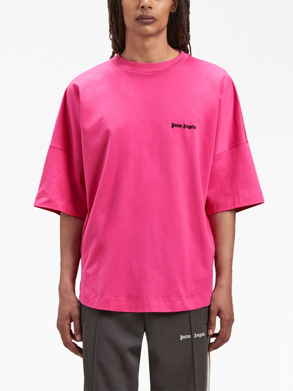embroidered-logo crew-neck T-shirt