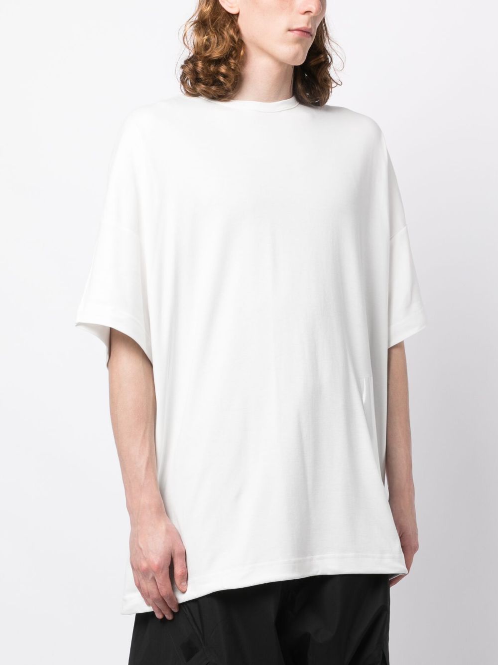 bow-detailed cotton T-shirt