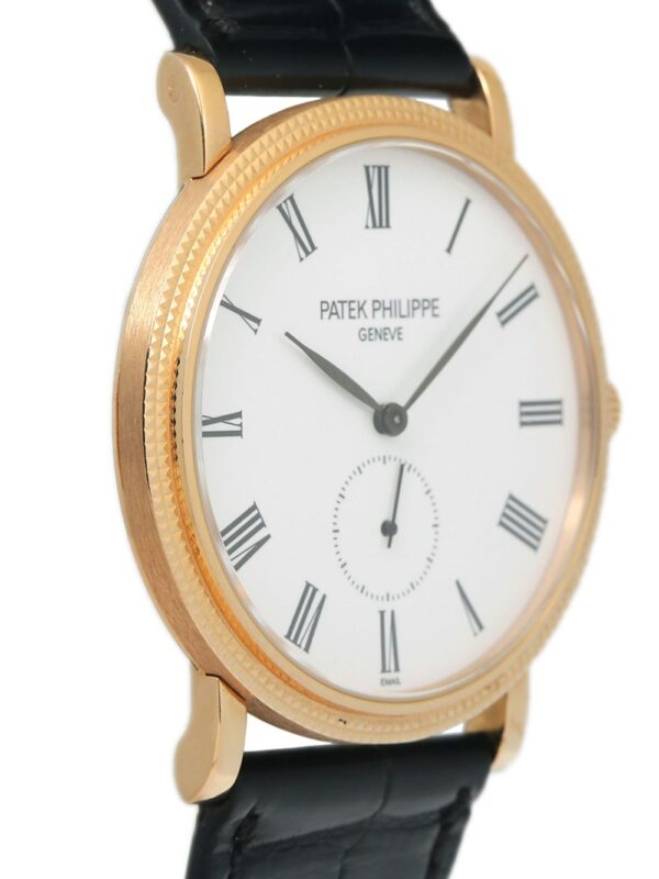 ⁦Patek Philippe ساعة 'كالاترافا' كلاسيكية 36 ملم⁩ - الصورة ⁦5⁩