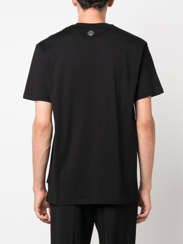 ⁦Chrome gem-embellished T-shirt⁩ - الصورة ⁦3⁩