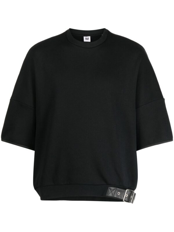 ⁦buckle-detailed cotton T-shirt⁩ - الصورة ⁦4⁩