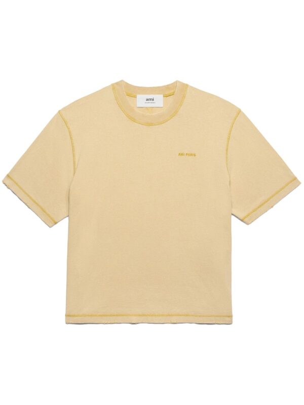 Ami de Coeur logo-embroidered cotton T-shirt