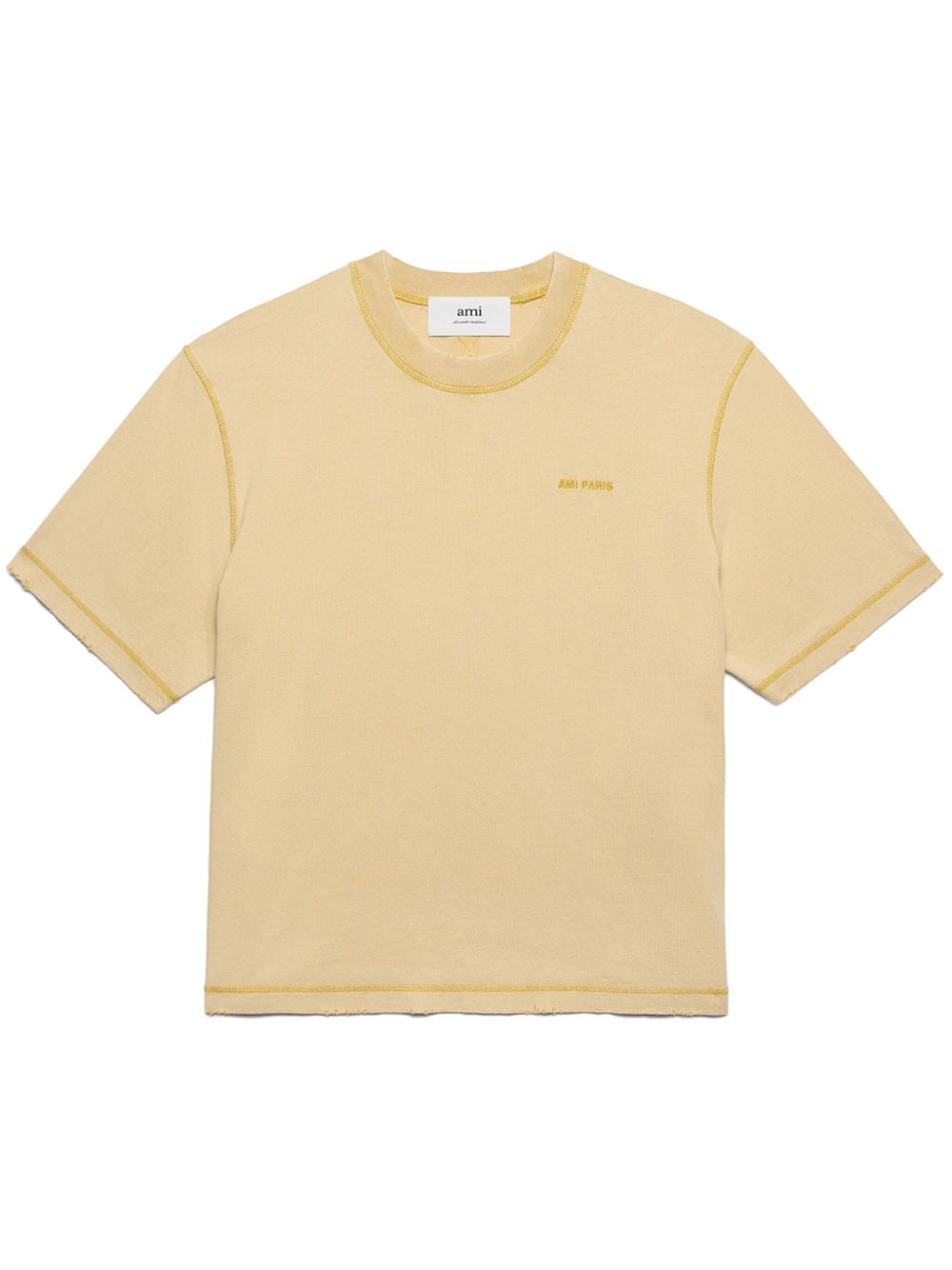 Ami de Coeur logo-embroidered cotton T-shirt