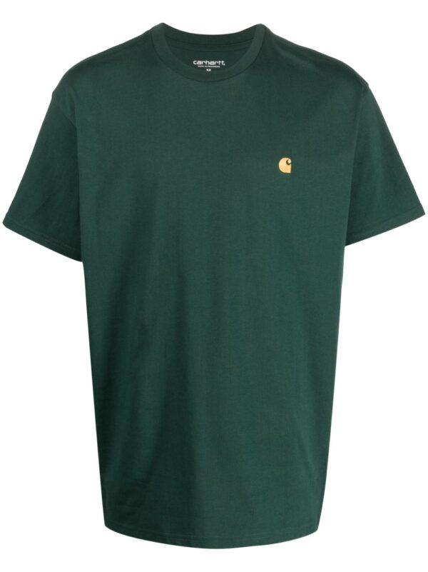 embroidered-logo cotton T-shirt