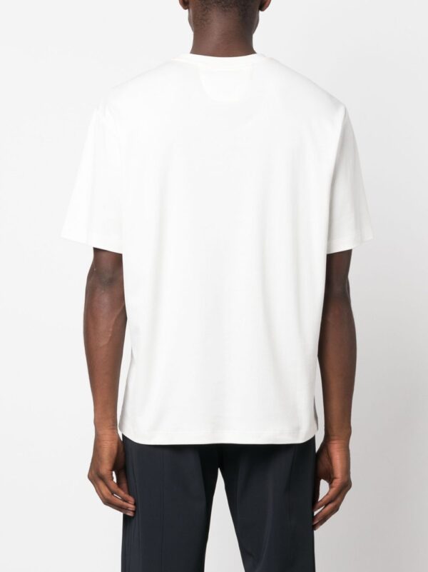 ⁦embossed-logo cotton T-shirt⁩ - الصورة ⁦2⁩