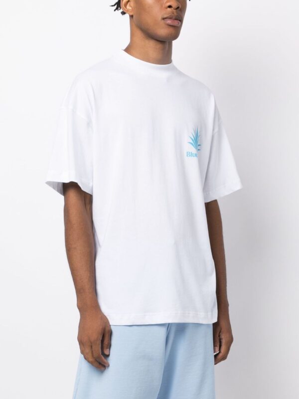 ⁦embroidered-logo cotton T-shirt⁩ - الصورة ⁦3⁩
