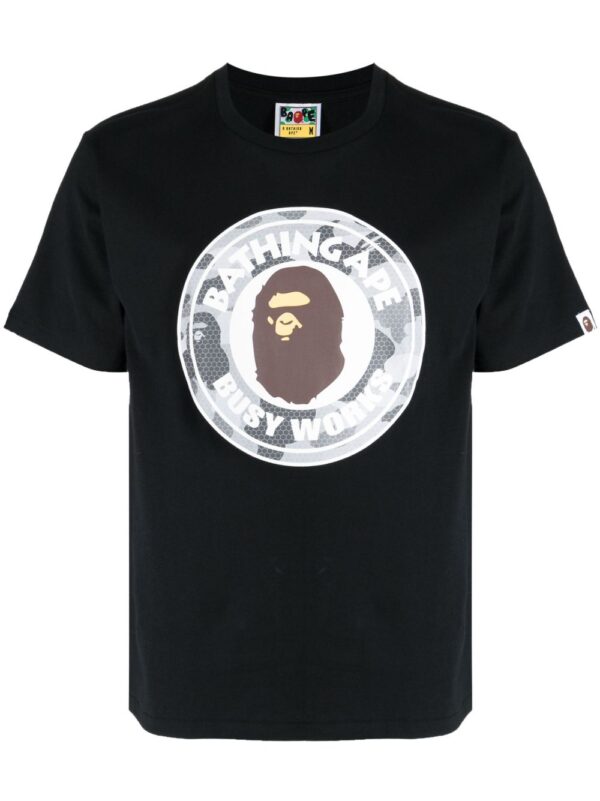 ⁦Busy Works logo-print cotton T-shirt⁩ - الصورة ⁦4⁩