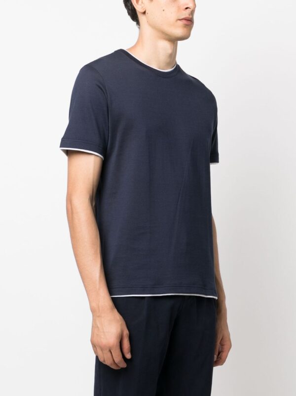 ⁦crew-neck cotton T-shirt⁩ - الصورة ⁦2⁩
