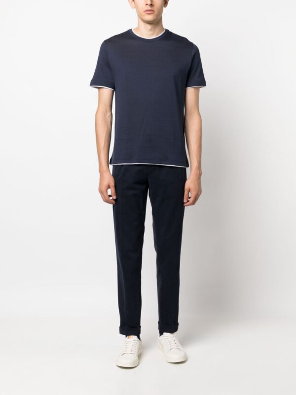 ⁦crew-neck cotton T-shirt⁩ - الصورة ⁦3⁩