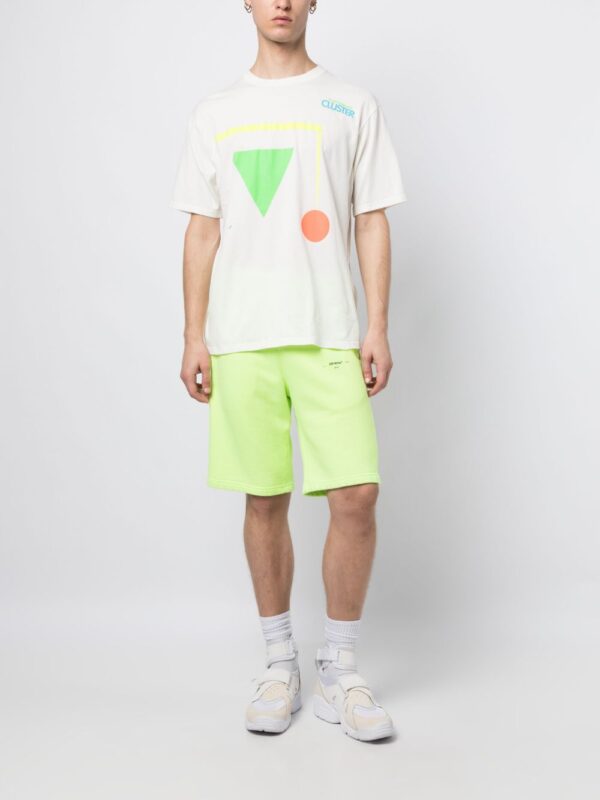 ⁦Cluster geometric-print cotton T-shirt⁩ - الصورة ⁦2⁩