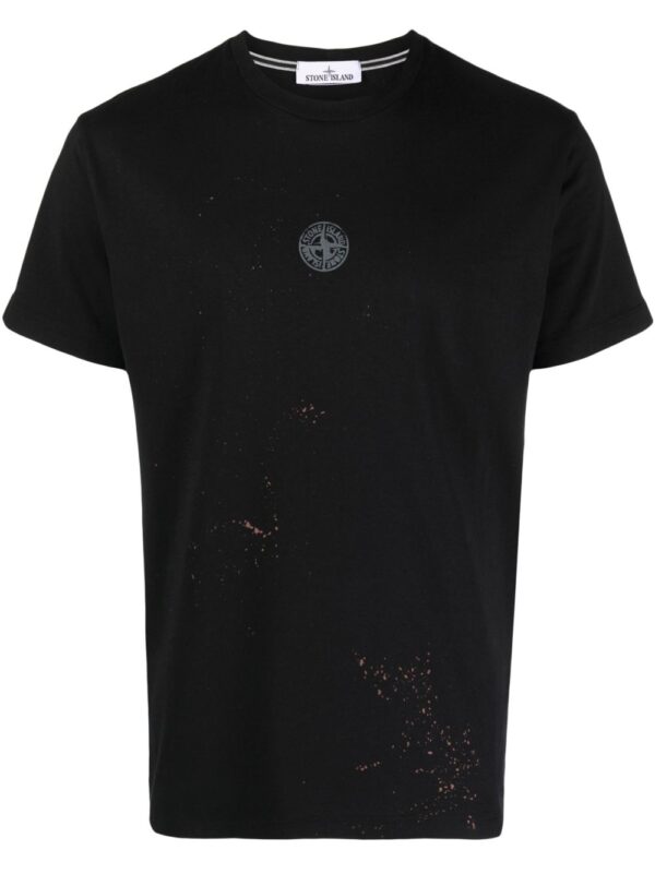 Compass-motif crew-neck T-shirt