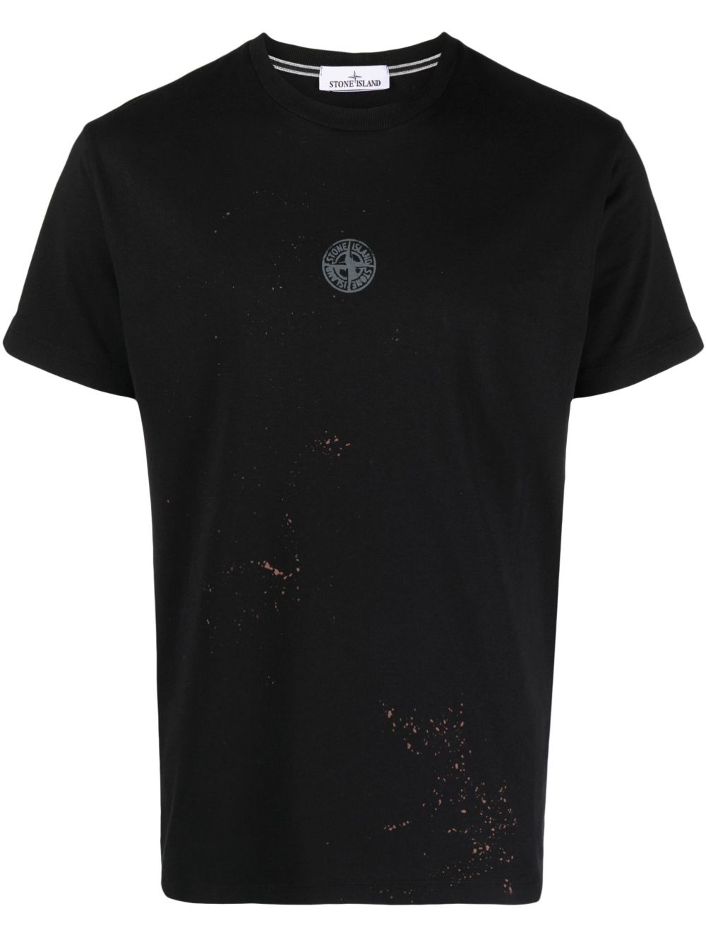 Compass-motif crew-neck T-shirt