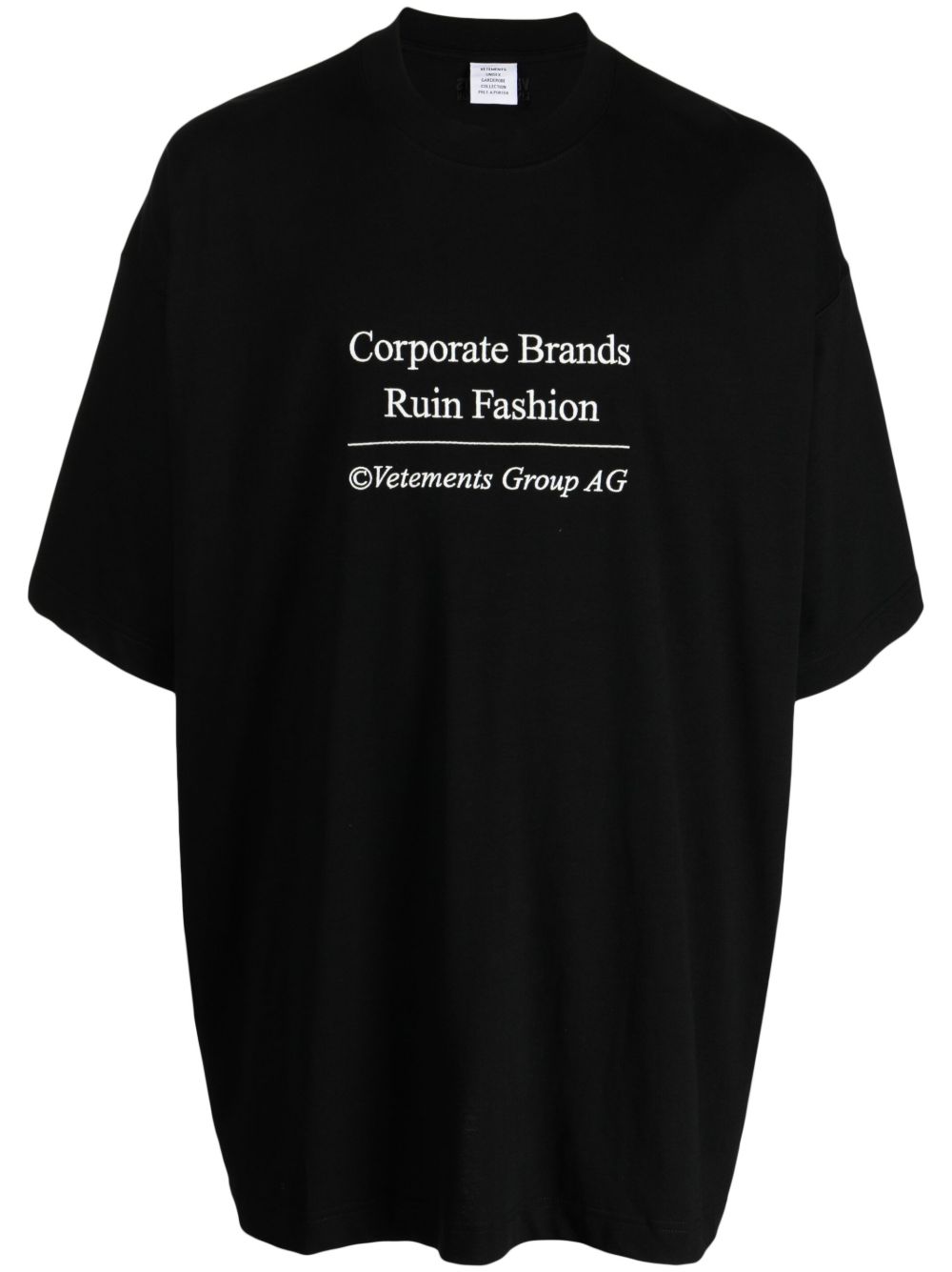 embroidered-logo long-sleeve T-shirt
