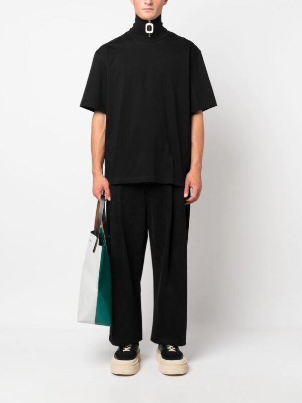 ⁦crew-neck cotton T-shirt⁩ - الصورة ⁦4⁩