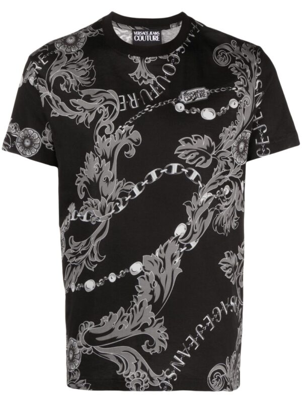 Couture Chain-print T-shirt