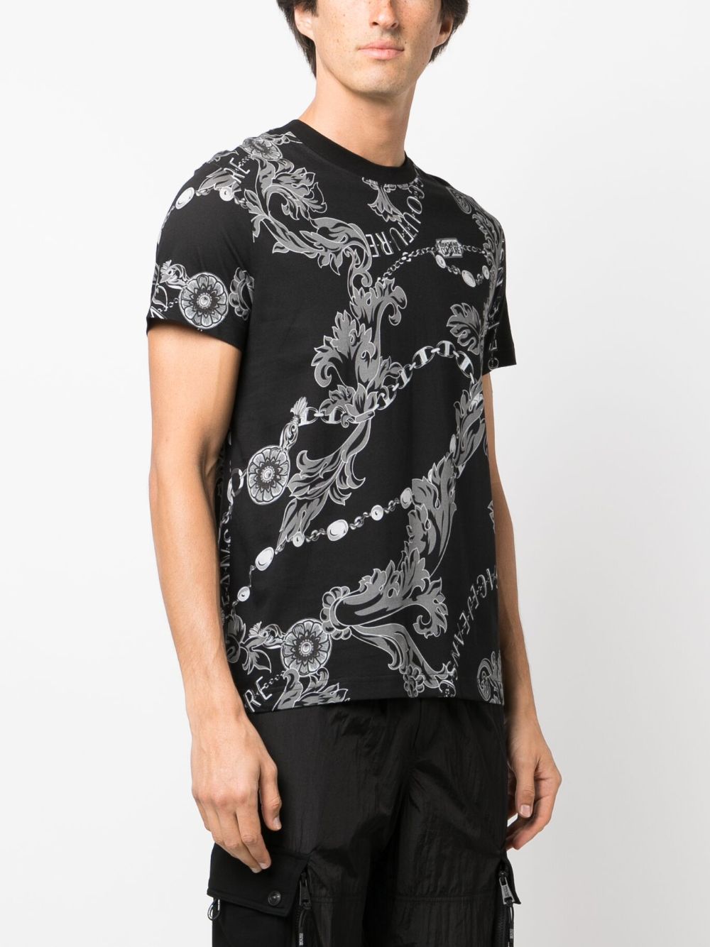 Couture Chain-print T-shirt