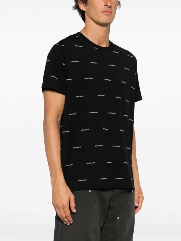⁦4G logo-print cotton T-shirt⁩ - الصورة ⁦2⁩