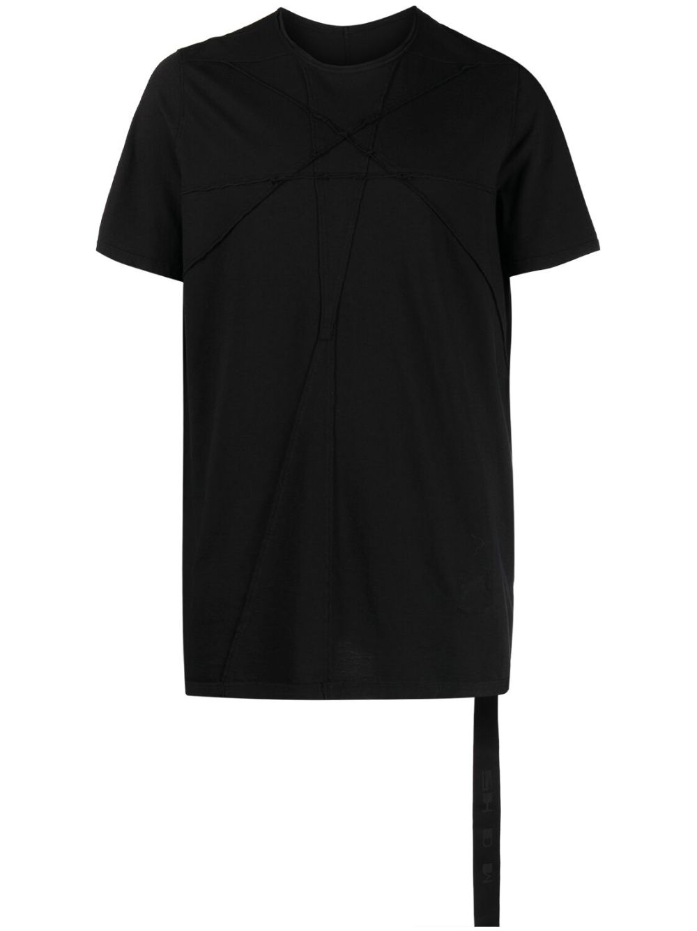 exposed-seam organic cotton T-shirt