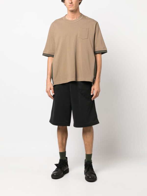 ⁦colour-block cotton T-shirt⁩ - الصورة ⁦4⁩