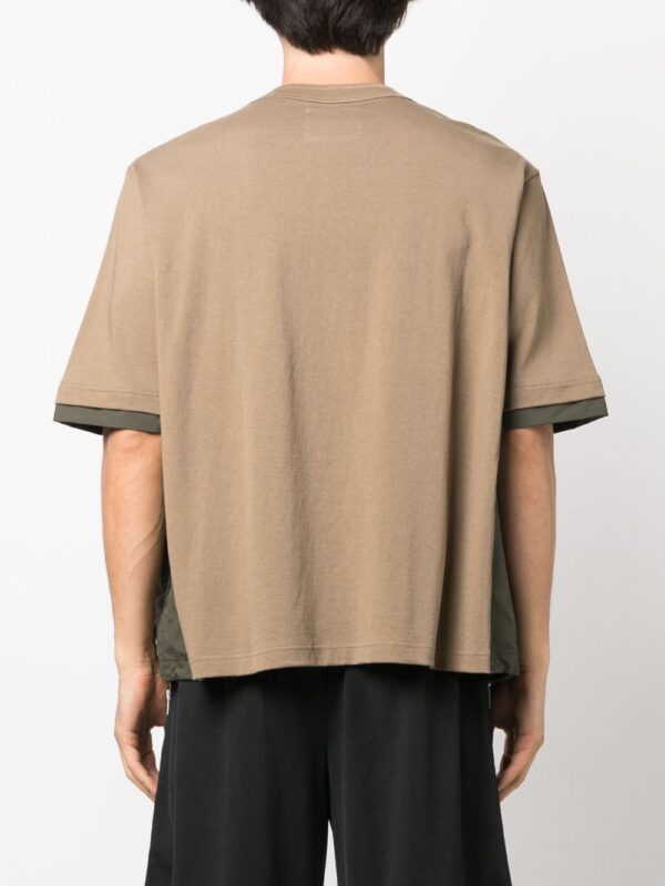 ⁦colour-block cotton T-shirt⁩ - الصورة ⁦2⁩