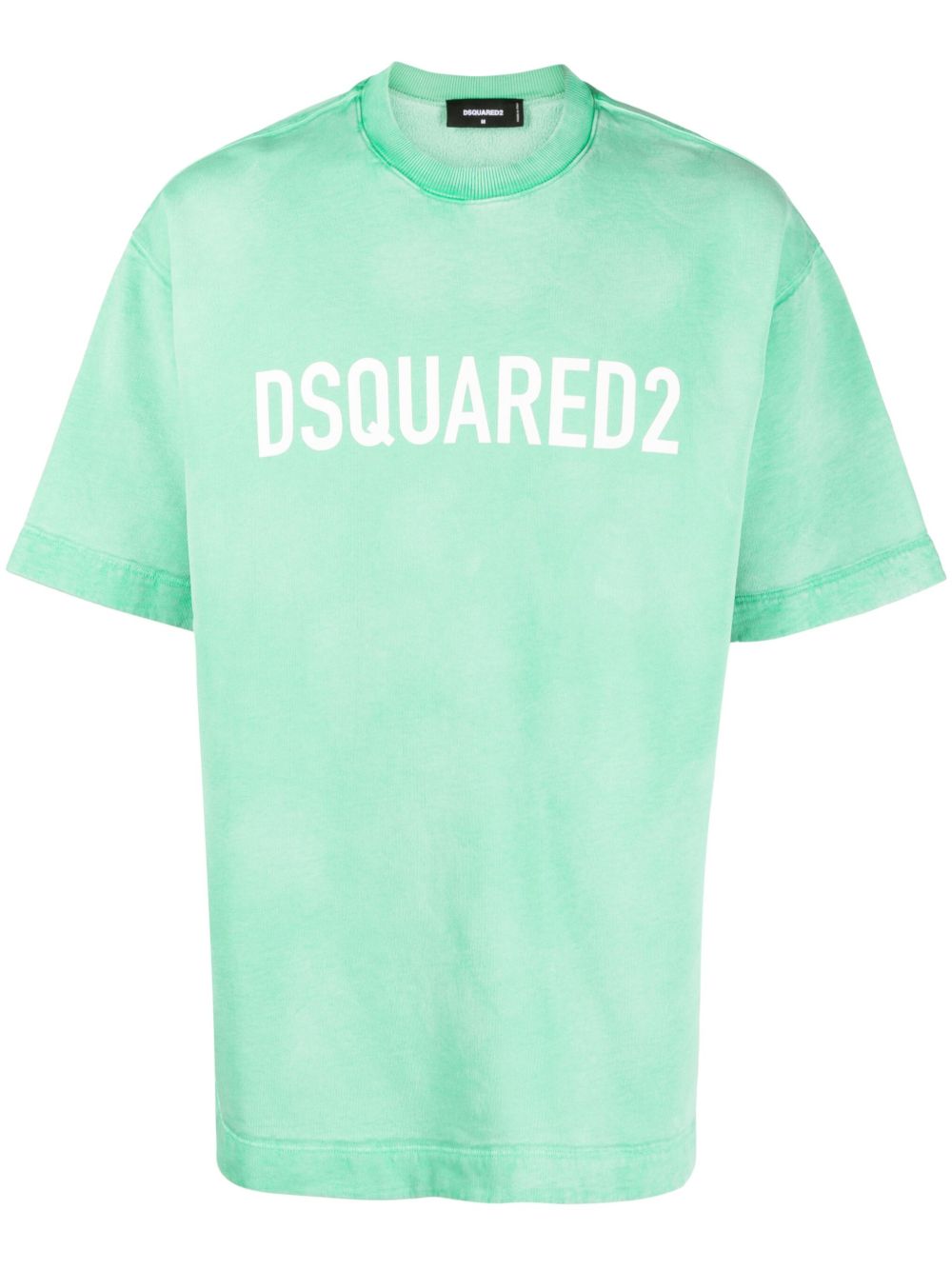 drop-shoulder cotton T-shirt