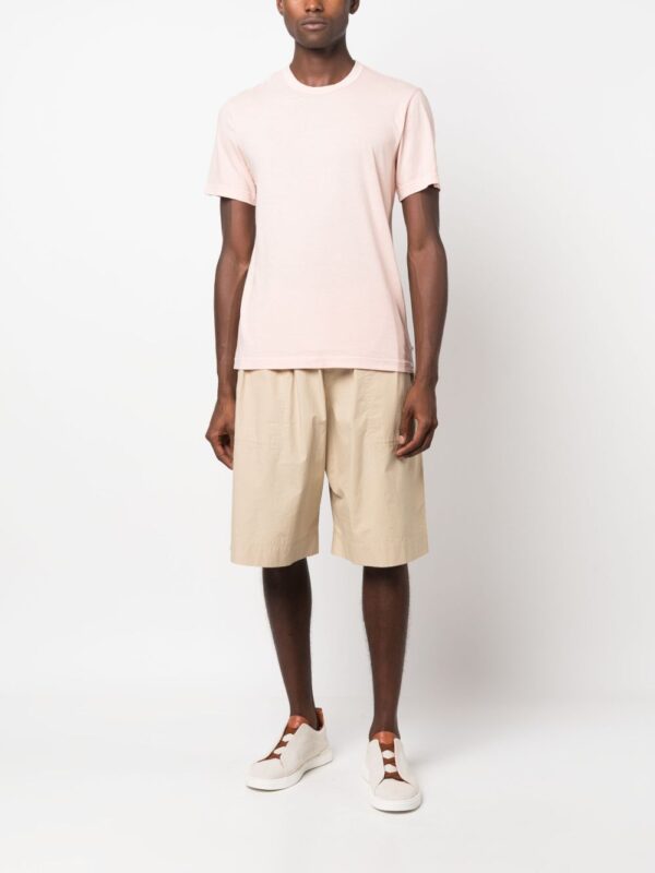 ⁦crew-neck cotton T-shirt⁩ - الصورة ⁦3⁩