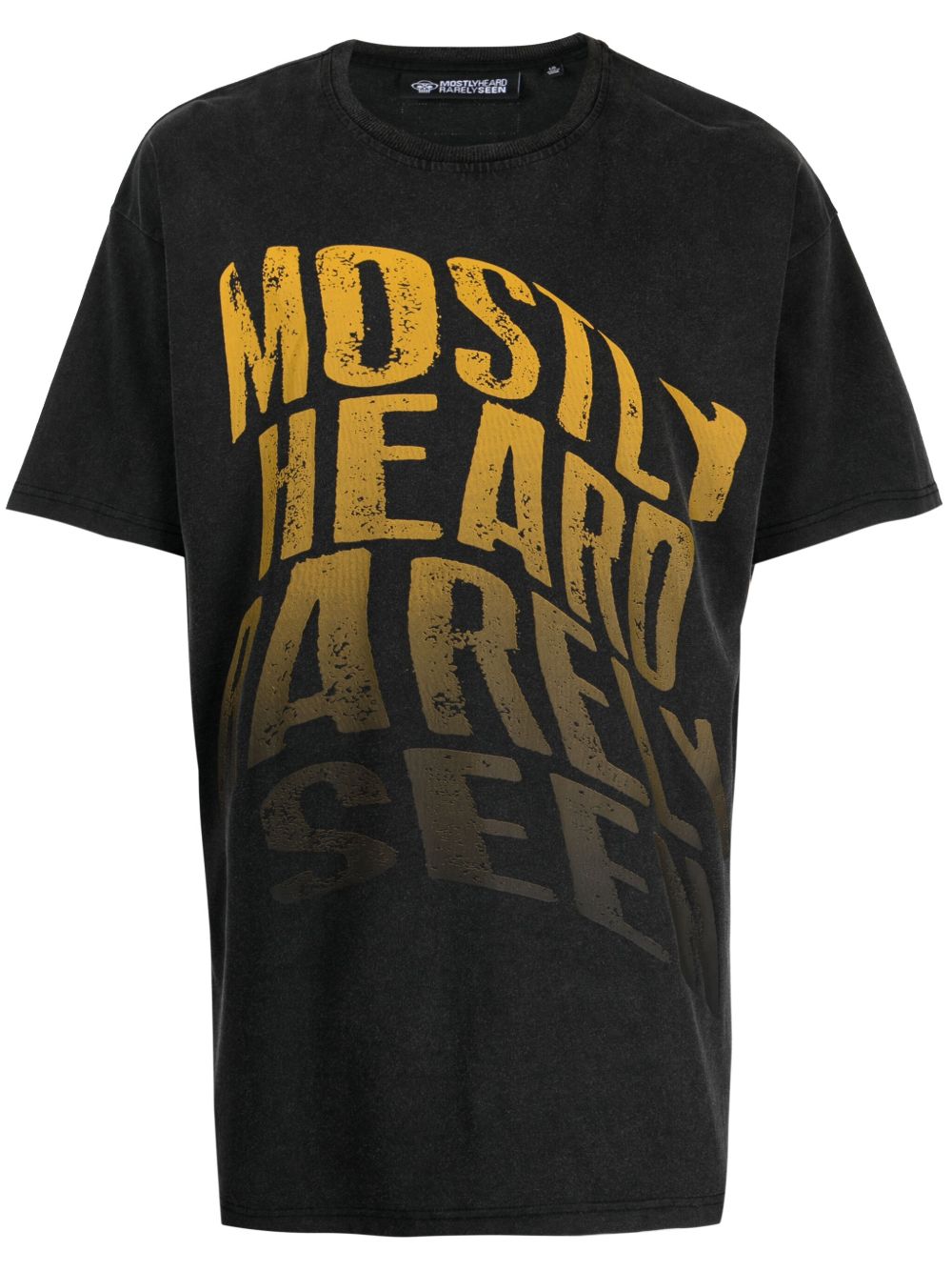 Faded Warped cotton T-shirt