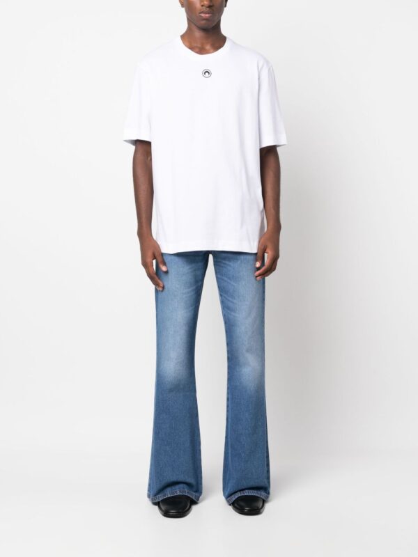 ⁦crescent moon-print T-shirt⁩ - الصورة ⁦4⁩