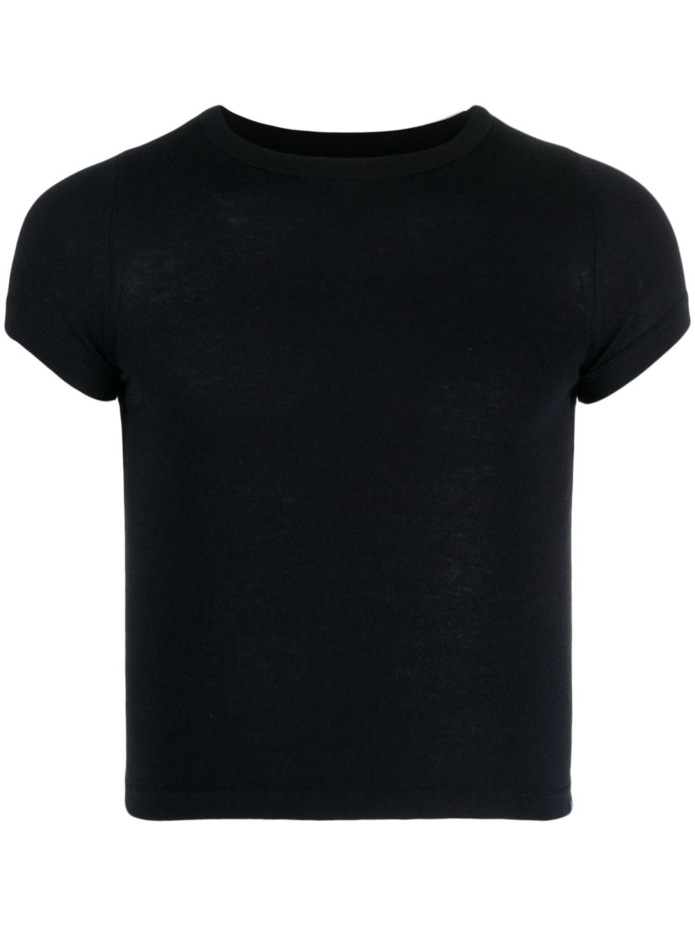 cropped short-sleeve T-shirt