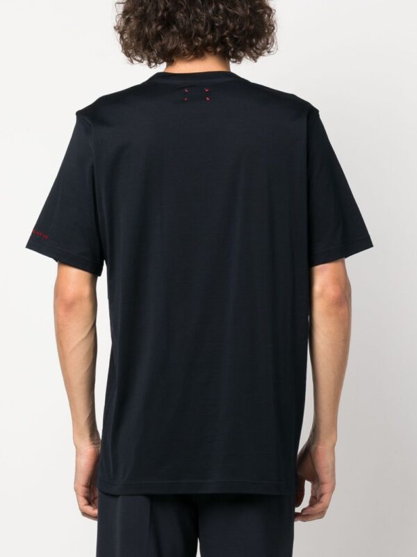 ⁦crew-neck cotton T-shirt⁩ - الصورة ⁦3⁩