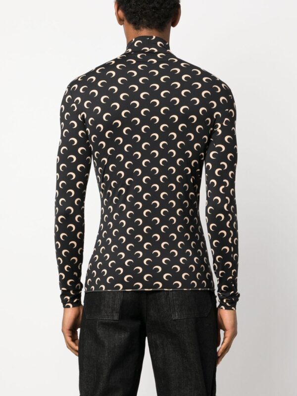 ⁦Crescent Moon turtle neck top⁩ - الصورة ⁦2⁩