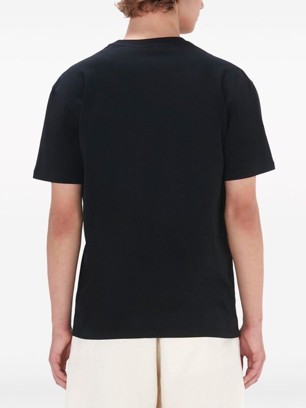 ⁦embroidered-logo cotton T-shirt⁩ - الصورة ⁦2⁩