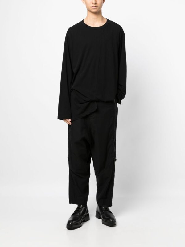 asymmetric cotton T-shirt