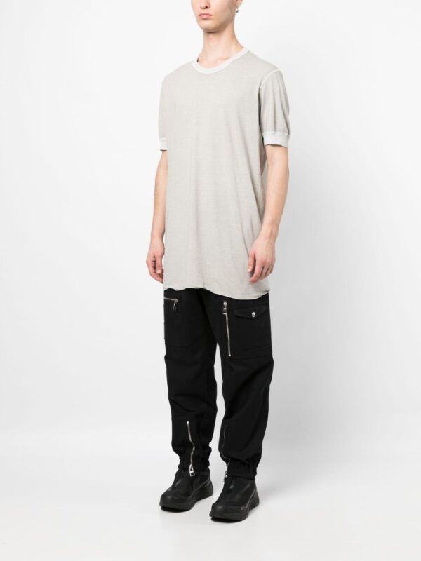 ⁦crew-neck cotton T-shirt⁩ - الصورة ⁦4⁩