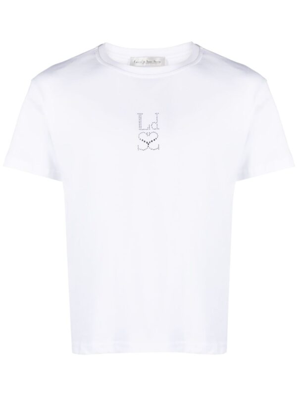 ⁦crystal-logo cotton T-shirt⁩ - الصورة ⁦2⁩