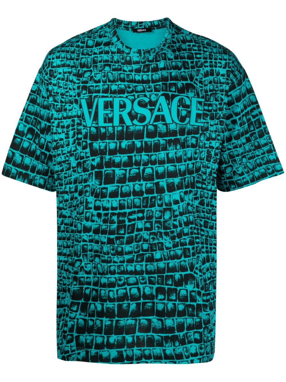 Coccodrillo-print cotton T-shirt