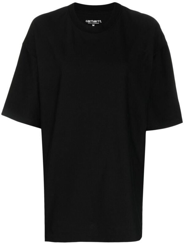 ⁦crew-neck organic cotton T-shirt⁩ - الصورة ⁦3⁩