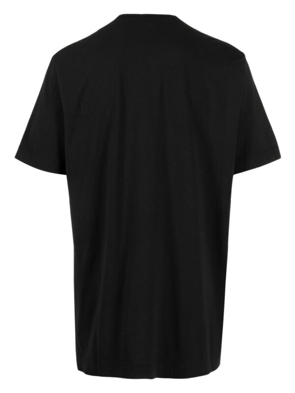 ⁦button-fastening cotton T-shirt⁩ - الصورة ⁦2⁩