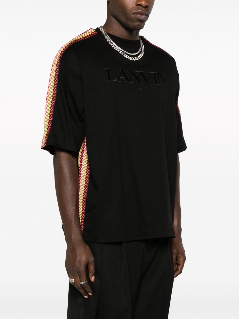 Curb lace-embellished T-shirt