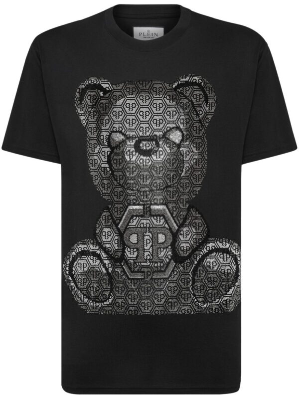 3D Teddy embellished T-shirt