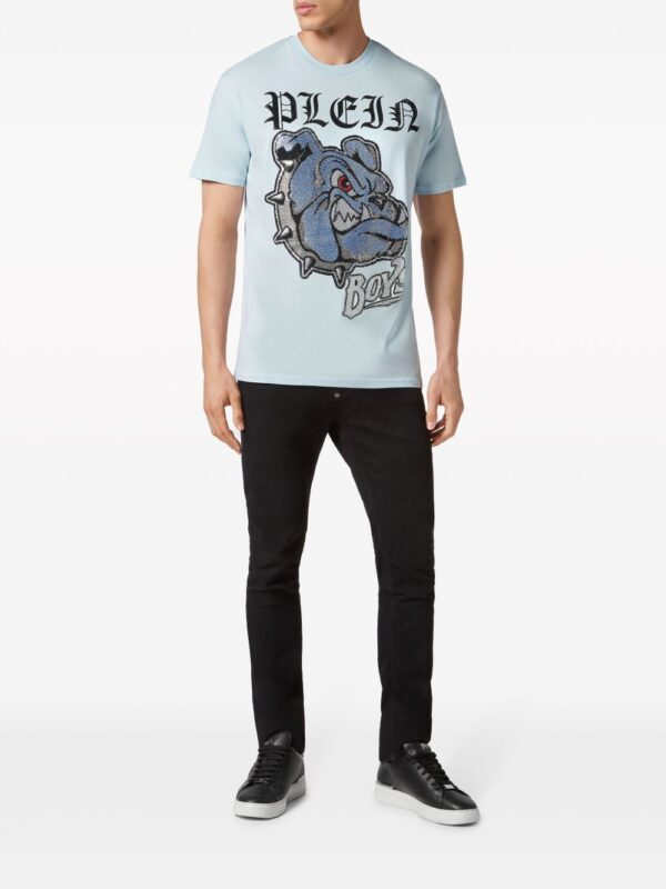 ⁦Bulldogs-print cotton T-shirt⁩ - الصورة ⁦3⁩