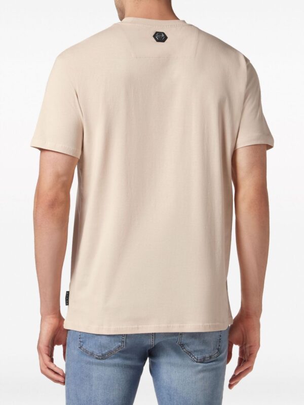 ⁦crystal-embellished cotton T-shirt⁩ - الصورة ⁦3⁩