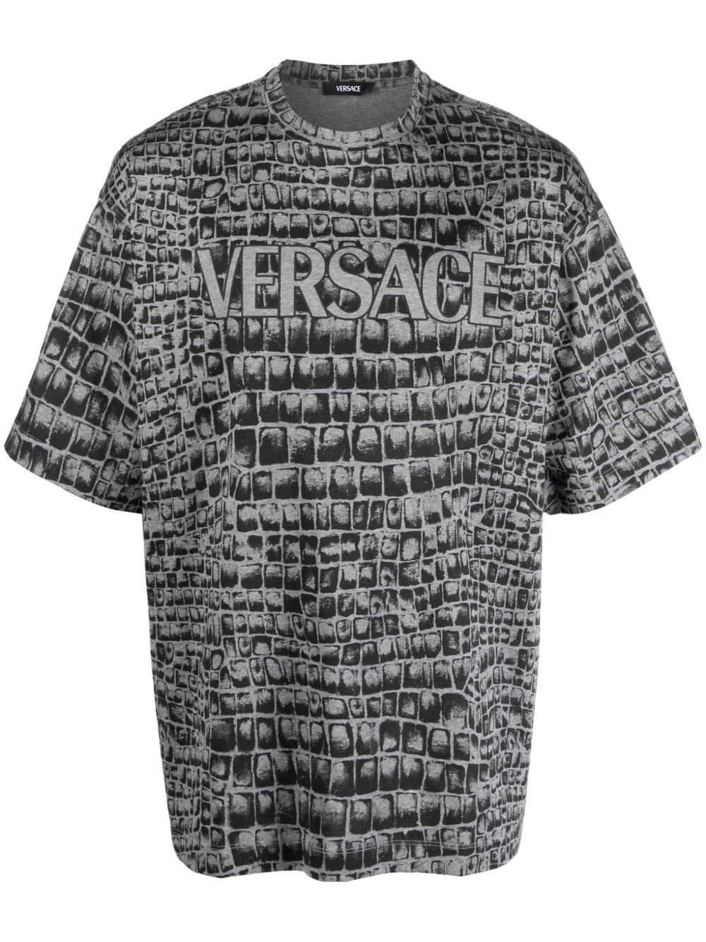 Coccodrillo-print cotton T-shirt